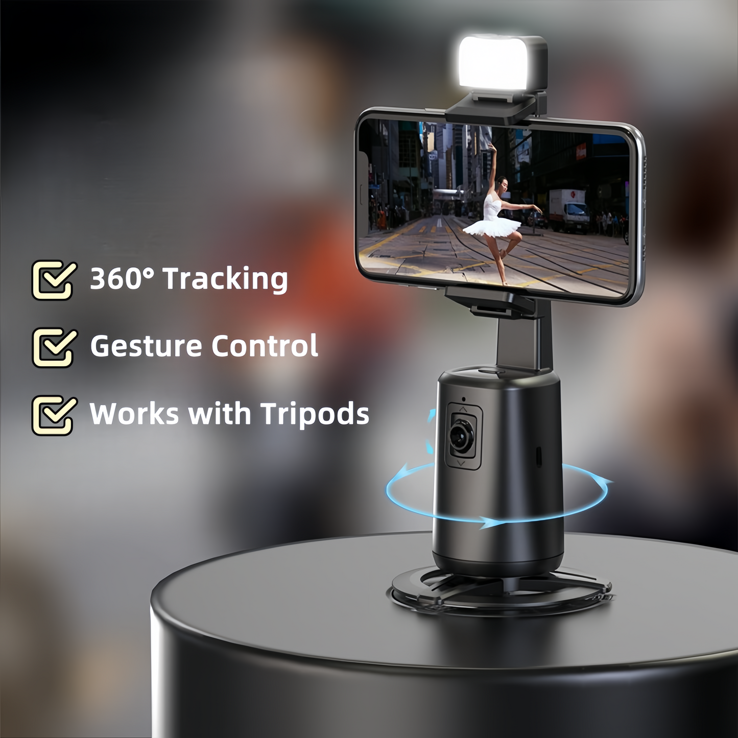 LYSOATUR A200 Auto Tracking Phone Mount